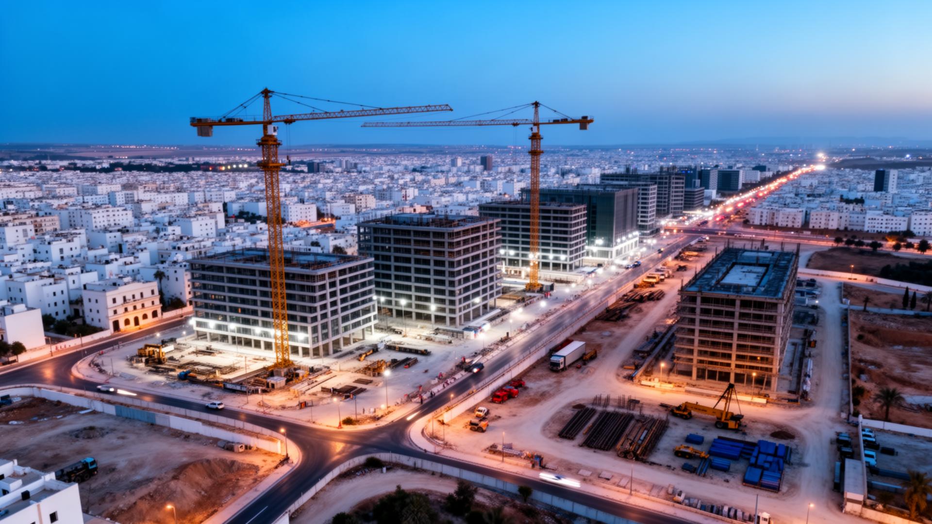 Chantier de construction moderne